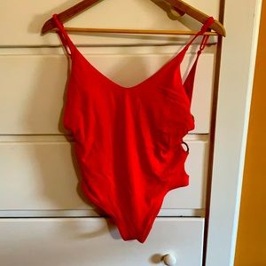 Aerie one piece high cut swimsuit